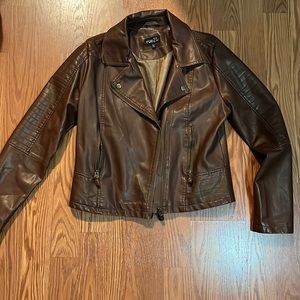 Faux Leather Jacket